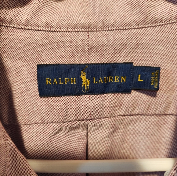 New Ralph Lauren Polo Button Up Men Size Large - Picture 4 of 5